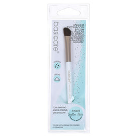 Basicare Angled Eyeshadow Brush Natural Bristles for Precise Eye Makeup