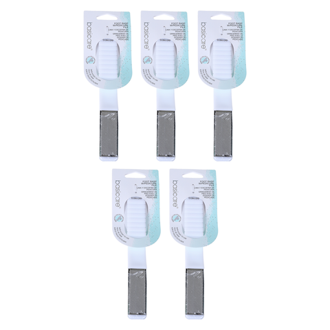 Basicare Foot Rasp and Pedicure File Bundle of 5 Callus Remover Tool