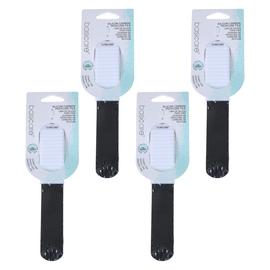 Basicare Silicone Carbide Pedicure File 4 Pack Callus Hard Skin Remover