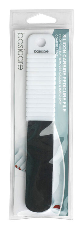 Basicare Silicone Carbide Pedicure File for Callus and Hard Skin Removal