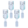Basicare Pumice Stone Pedicure Brush White Bundle of 4