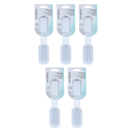 Basicare Pumice Stone Pedicure Brush White Bundle of 5