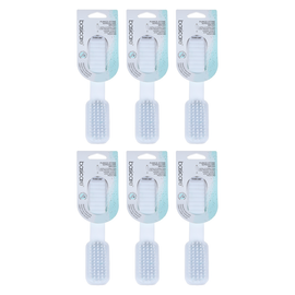 Basicare Pumice Stone with Pedicure Brush White Bundle of 6