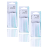 Basicare Nail Cleansing Brush White 8cm 3 Pack Manicure Pedicure Nail Care