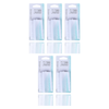 Basicare Nail Cleansing Brush White 8cm Bundle of 5 for Manicure Pedicure