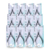 Basicare Cuticle Nipper 4.2 Inch Stainless Steel Manicure Tool Double Spring Pack of 12