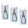 Basicare Toenail Pliers Stainless Steel Pedicure Tool Bundle 3 Pack