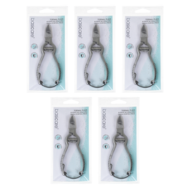 Basicare Toenail Pliers Stainless Steel 5 Pack Pedicure Chiropody Tool