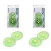 Basicare Hot Cold Eye Gel Mask Mini Cucumber for Tired Puffy Eyes 2 Pack