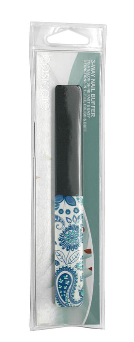 Basicare 3 Way Nail Buffer File Polish Buff Tool for Natural Glossy Nails
