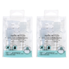 Basicare 2 Piece Travel Bottles 60ml and 80ml Refillable Set with Stickers x 2