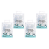 Basicare 2 Piece Travel Bottles 60ml 80ml Refillable Set 4 Pack with Stickers
