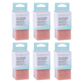 Basicare Pedicure Pumice Stone 6 Pack Foot Care Smooth Soft Skin