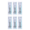 Basicare Stainless Steel Surgical Scissors Blunt and Sharp Bundle of 6