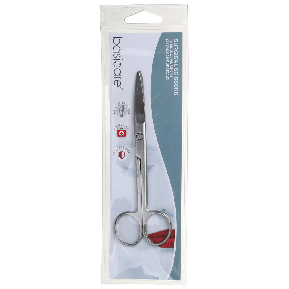 Basicare Stainless Steel Blunt And Sharp Blade Surgical Scissors
