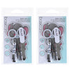 Basicare Baby Nail Kit 3 Piece Clipper File Scissors Safe Grooming Set x 2