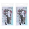 Basicare Baby Nail Kit 3 Piece Clipper File Scissors Safe Grooming Set x 2