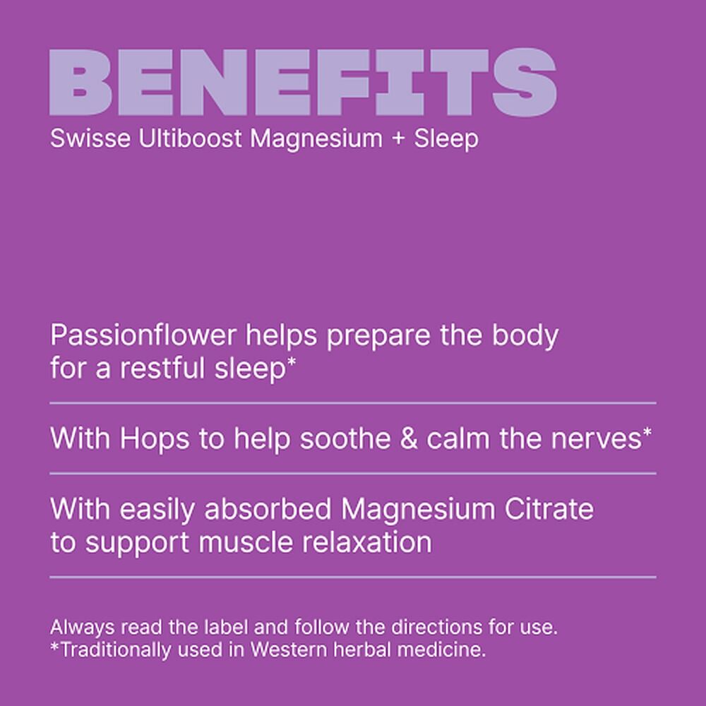 Swisse Ultiboost Magnesium + Sleep 100 Tablets