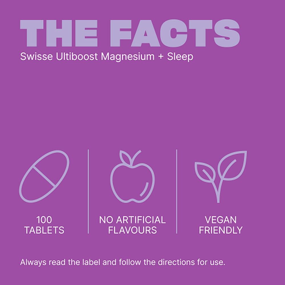 Swisse Ultiboost Magnesium + Sleep 100 Tablets