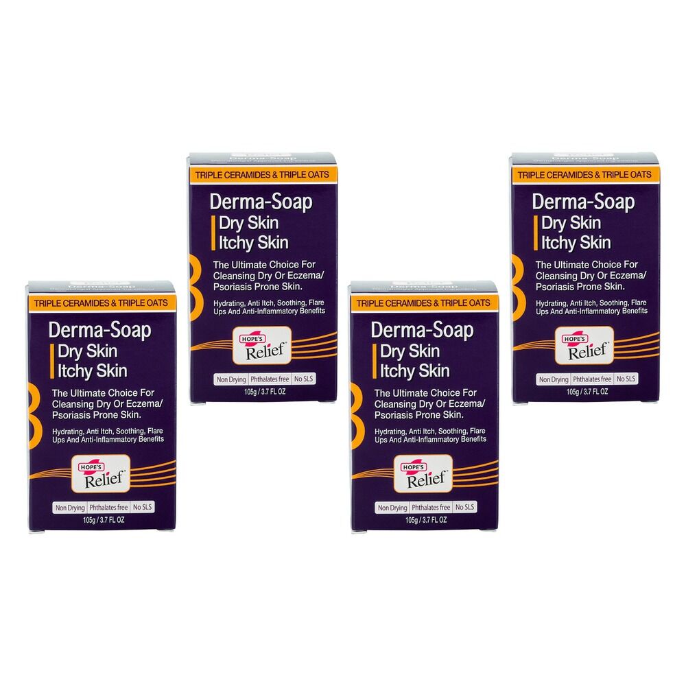 Hope's Relief Derma Soap 105g Pack of 4