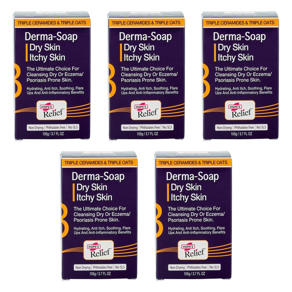 Hope's Relief Derma Soap 105g Pack of 5