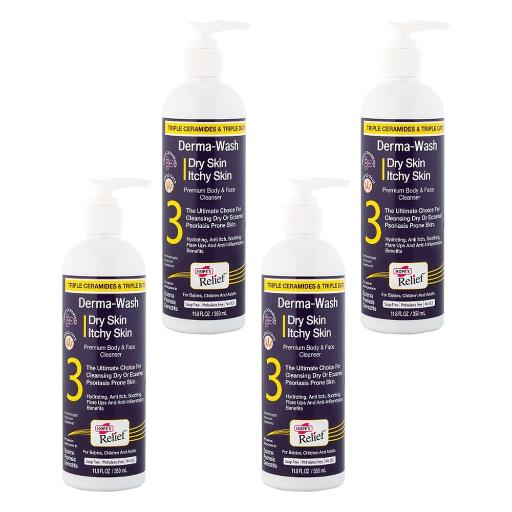 Hope's Relief Derma Wash 350mL Pack of 4