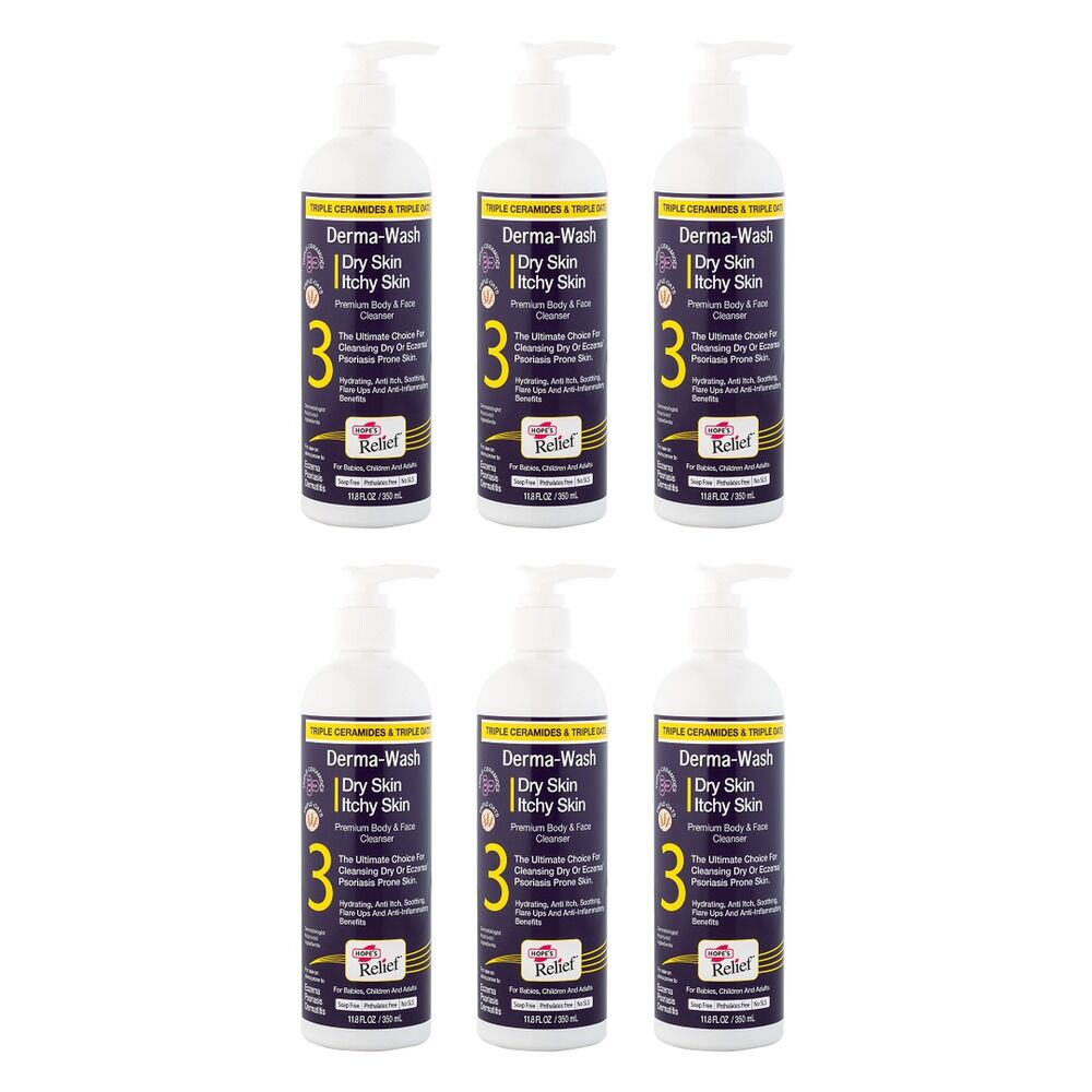 Hope's Relief Derma Wash 350mL Pack of 6