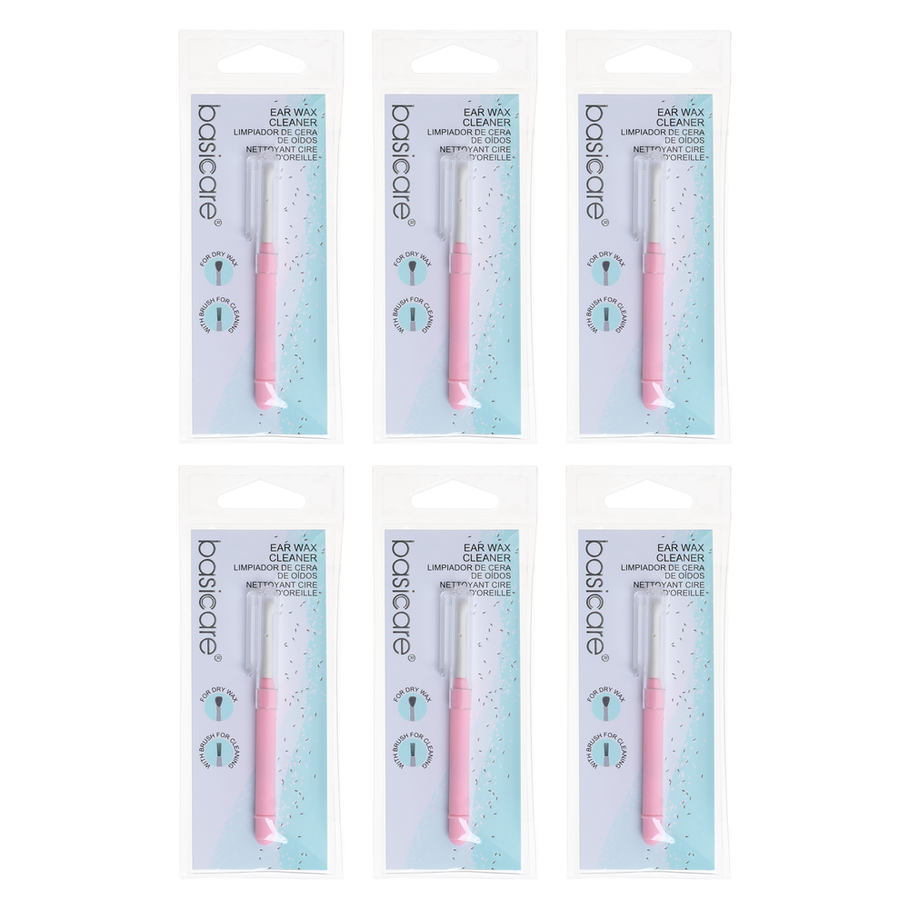Basicare Earwax Remover Tool 6 Pack Bundle Ear Pick Cleaner with Cover