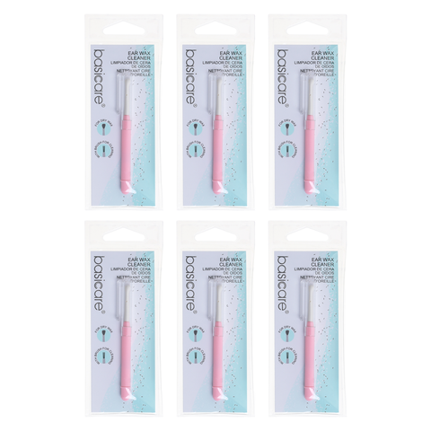 Basicare Earwax Remover Tool 6 Pack Bundle Ear Pick Cleaner with Cover