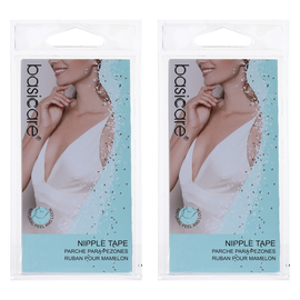 Basicare Nipple Tape 5 Pairs Bundle of 2 Natural Invisible Breast Covers