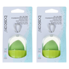 Basicare All In One Foundation Sponge Green x2 Makeup Blending Sponge