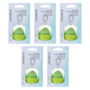 Basicare All In One Foundation Sponge Green 5 Pack Makeup Blending Bundle