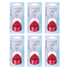 Basicare All In One Foundation Sponge Dark Pink Pack of 6