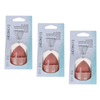 Basicare Foundation Sponge Light Pink 3 Pack Makeup Blending Sponge Bundle