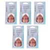 Basicare All In One Foundation Sponge Light Pink Bundle of 5