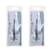 Basicare 2 in 1 Blackhead Remover Slant Tip Tweezers Twin Pack