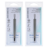 Basicare 2 in 1 Blackhead Remover Slant Tip Tweezers Twin Pack