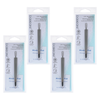 Basicare 2 in 1 Blackhead Remover and Slant Tip Tweezers Bundle of 4