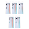 Basicare Eyebrow Razor with Groomer 5 Pack Stainless Steel Precision Shaper