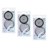 Basicare 3 Pack Duo Magnifying 2 Sided Compact Folding Cosmetic Mirror