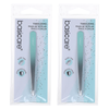 Basicare Slant Tip Gradient Rubber Tweezer Amber 9cm Precision Grip x 2