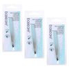 Basicare Slant Tip Gradient Rubber Tweezer Purple 9cm Bundle of 3