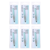 Basicare Slant Tip Gradient Rubber Tweezer Purple 9cm Bundle of 6