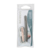 Basicare 2 Piece Tweezer Set for Eyebrow Shaping and Hair Removal