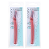 Basicare Eyebrow Razor Stainless Steel Precision Shaping 2 Pack