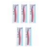 Basicare Eyebrow Razor Stainless Steel Blade 5 Pack Precision Shaping