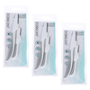 Basicare Eyebrow Razor Bundle 3 Pack Stainless Steel Blades Precision