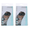 Basicare Travel Sleep Kit Eye Mask Foam Ear Plugs with Case x2