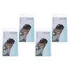 Basicare Travel Sleep Kit 4 Pack Eye Mask Foam Ear Plugs with Case