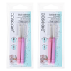 Basicare Duo Earwax Remover Tool Spiral Scoop Tip Cleaner with Brush 2 Pack
